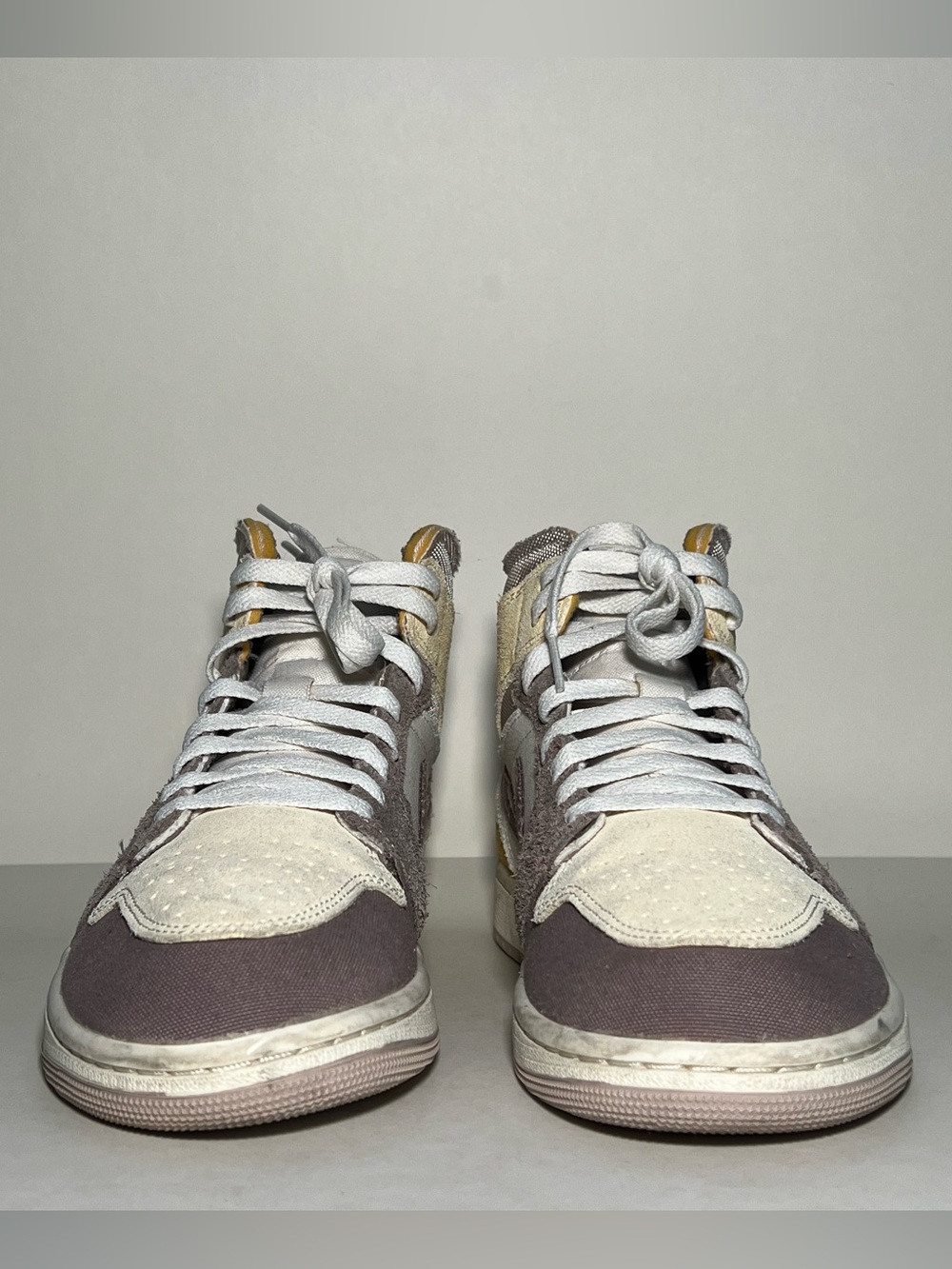 Air Jordan 1 Mid SE Craft Neutral Tone Sneakers - Grey, Cream, Tan
